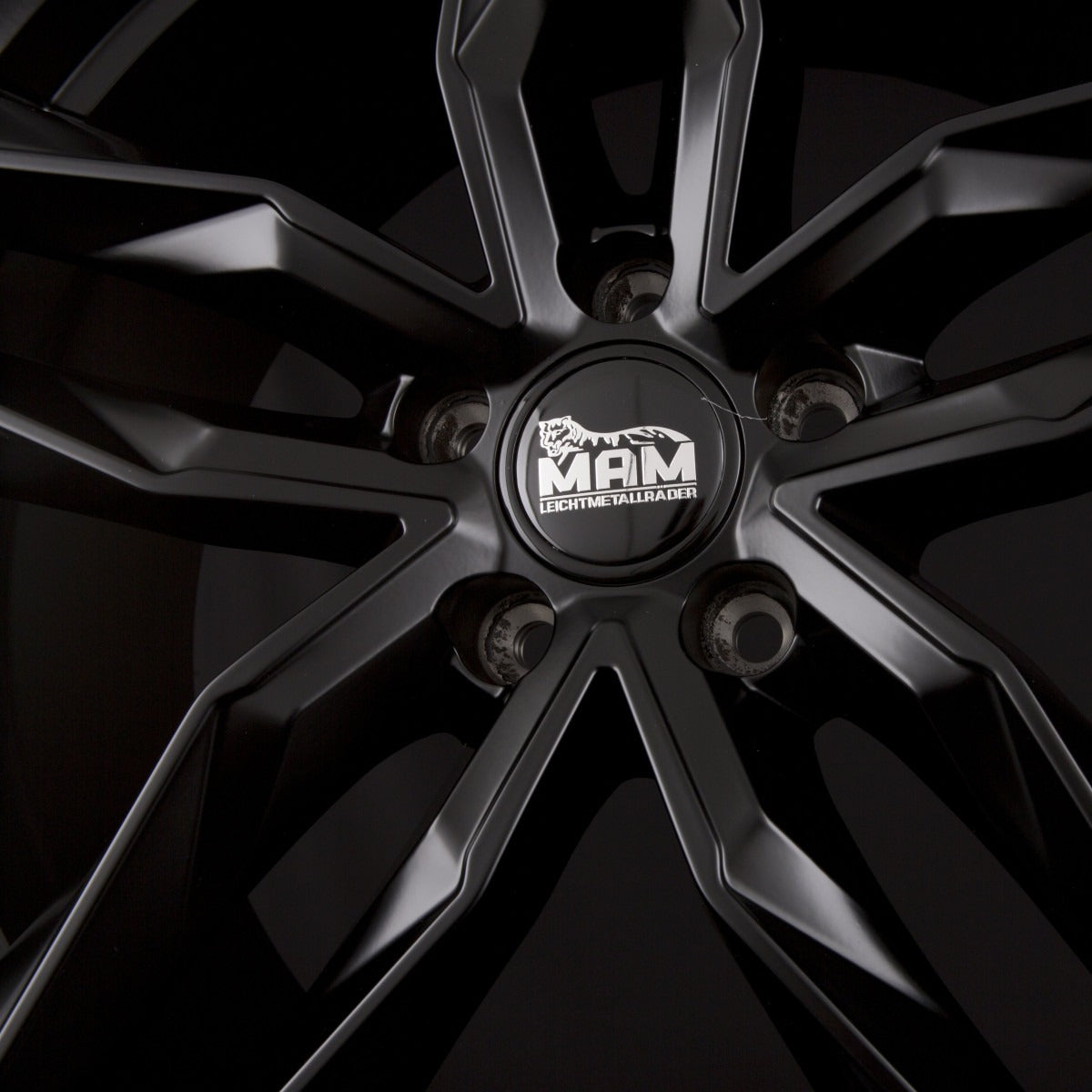 MAM RS3 matt black painted Alufelge 8.5x19 Zoll ET45 LK 5x112 ML66.6 – Bild 6