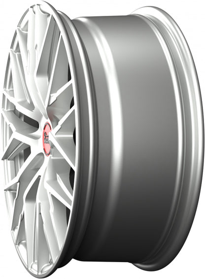 MAM RS4 matt silver painted Alufelge 8.5x20 Zoll ET45 LK 5x108 ML72.6 – Bild 8