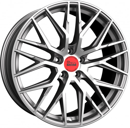 MAM RS4 palladium front polish 8.5x20 ET35 - LK5/120 ML72.6