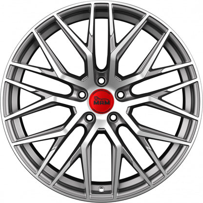 MAM RS4 palladium front polish 8.5x20 ET35 - LK5/120 ML72.6