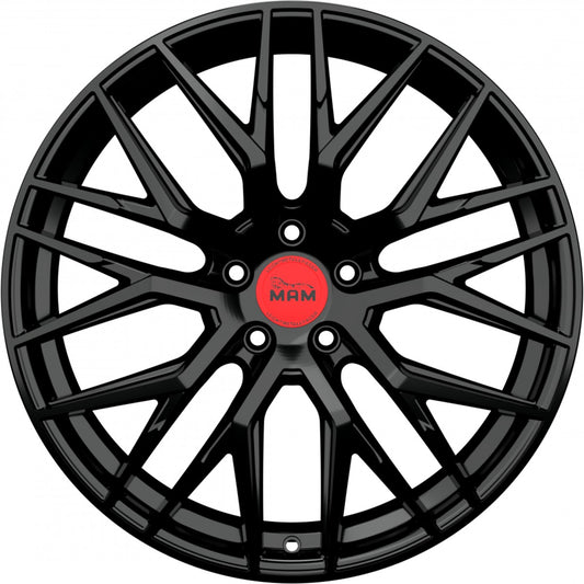 MAM RS4 black painted 8.5x20 ET35 - LK5/120 ML72.6