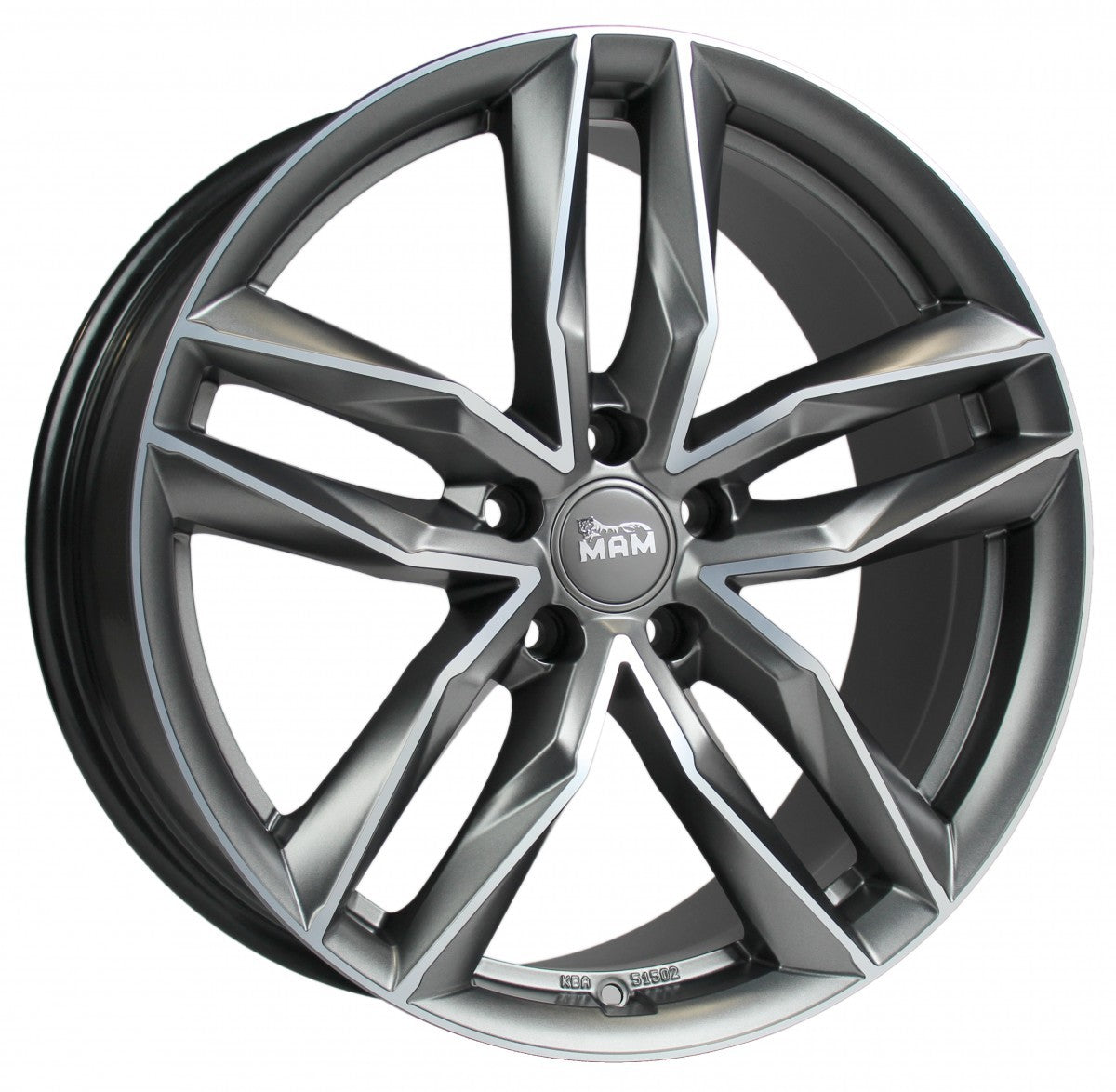 MAM RS3 palladium front polish 8.5x20 ET45 - LK5/112 ML66.6