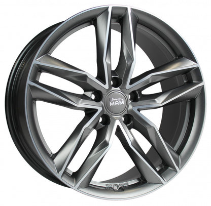 MAM RS3 palladium front polish 8.5x20 ET45 - LK5/112 ML66.6
