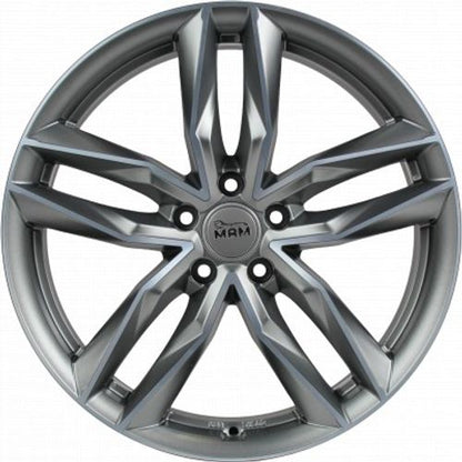 MAM RS3 palladium front polish Alufelge 8.5x20 Zoll ET45 LK 5x112 ML66.6 – Bild 2