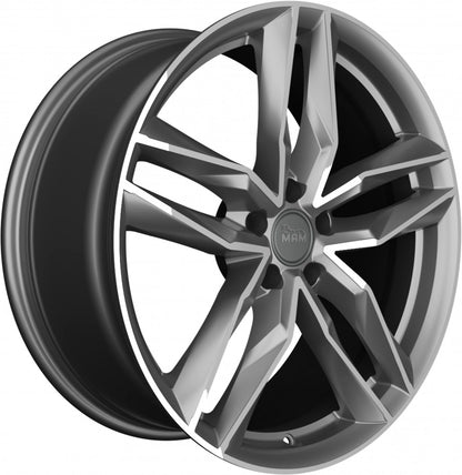 MAM RS3 palladium front polish Alufelge 8.5x20 Zoll ET45 LK 5x112 ML66.6 – Bild 3