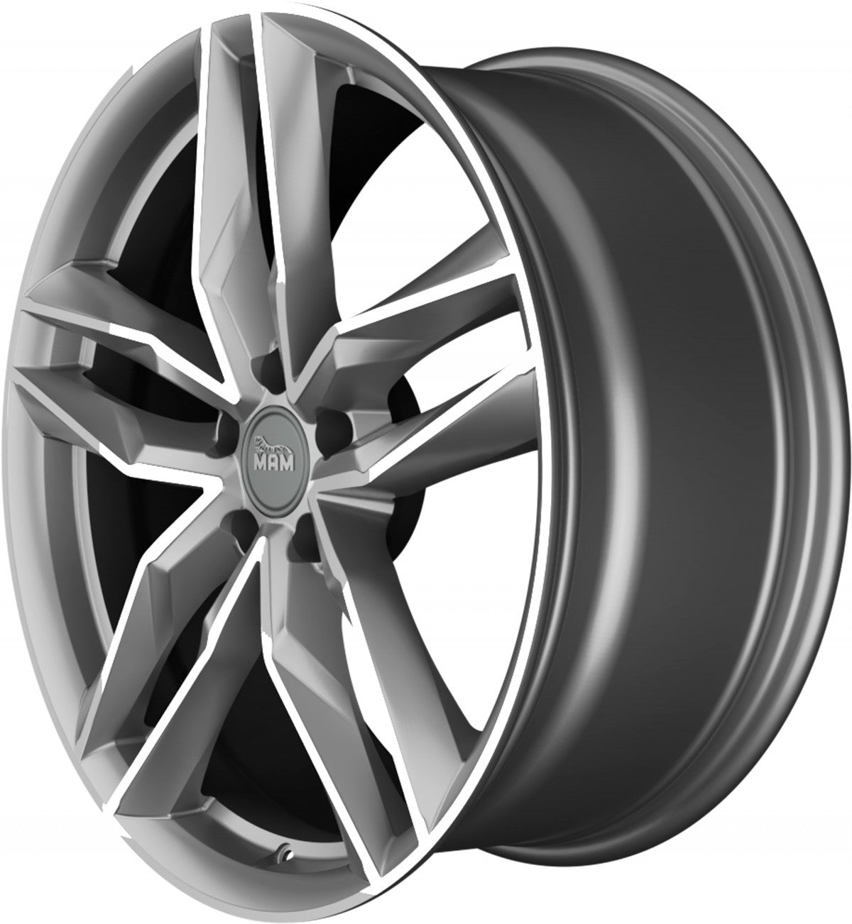 MAM RS3 palladium front polish 8.5x20 ET30 - LK5/112 ML66.6