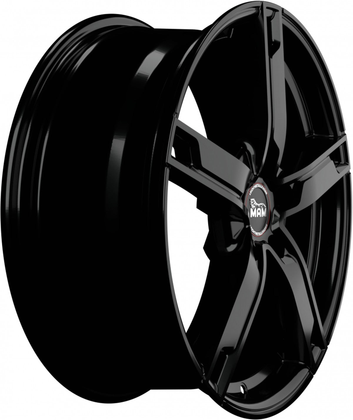 MAM W4 black painted 6.5x16 ET38 - LK5/100 ML63.4 – Bild 4