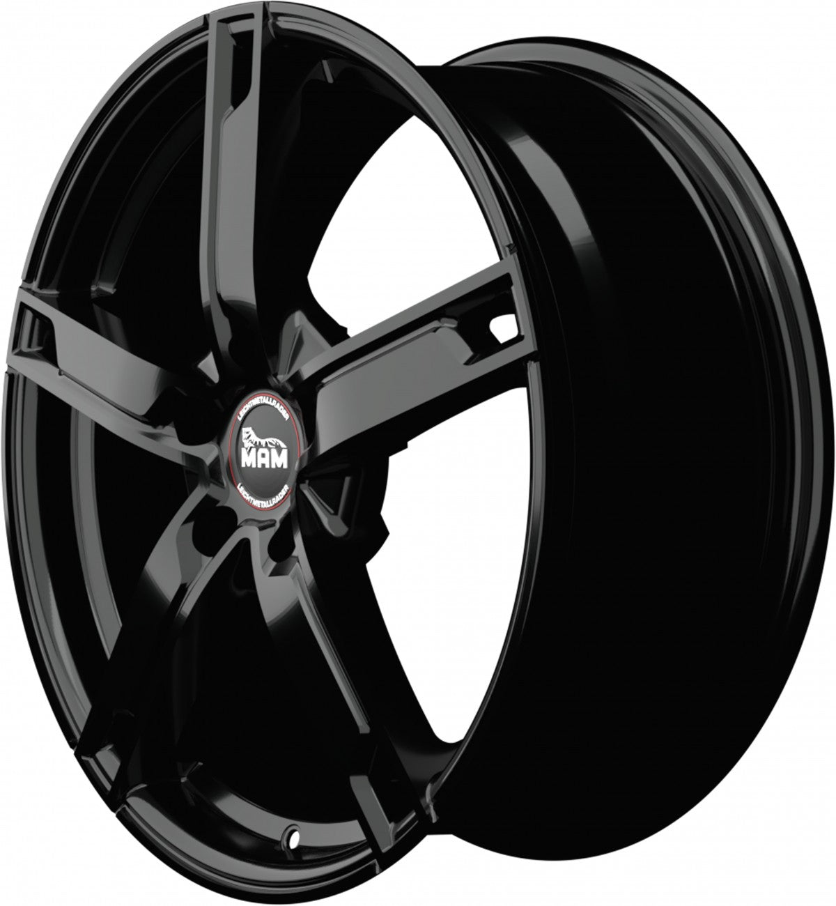 MAM W4 black painted 6.5x16 ET38 - LK5/100 ML63.4 – Bild 7