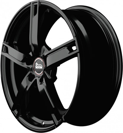 MAM W4 black painted Alufelge 6.5x16 Zoll ET48 LK 5x112 ML66.6 – Bild 6