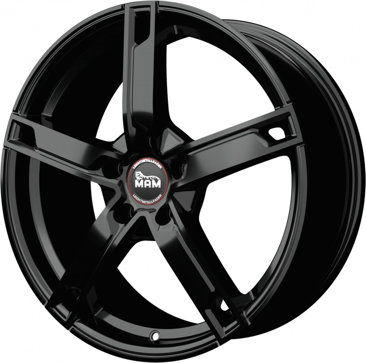 MAM W4 black painted Alufelge 6.5x16 Zoll ET38 LK 5x114.3 ML72.6 – Bild 6
