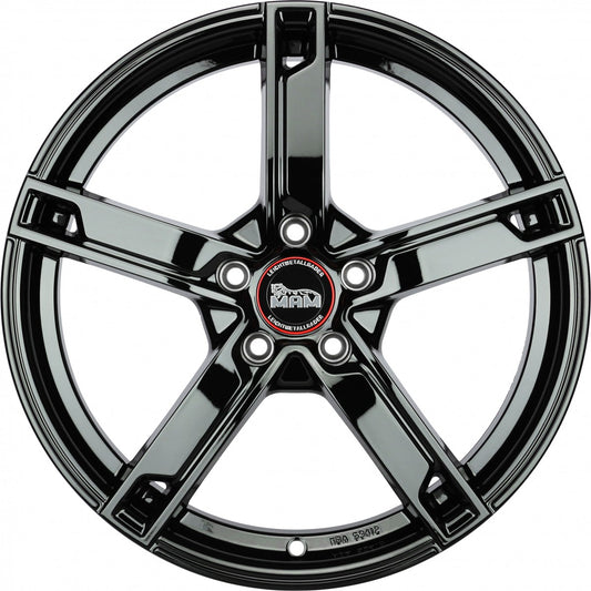 MAM W4 black painted 7.5x18 ET44 - LK5/112 ML66.6