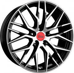 MAM RS4 black front polish Alufelge 7.5x17 Zoll ET45 LK 5x108 ML72.6