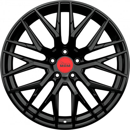 MAM RS4 black painted Alufelge 7.5x17 Zoll ET45 LK 5x114.3 ML72.6 – Bild 2