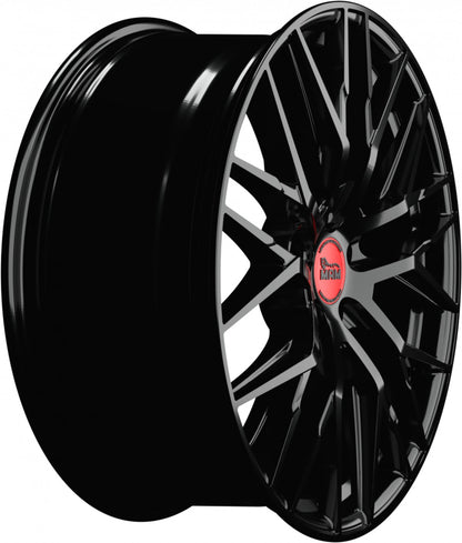 MAM RS4 black painted Alufelge 7.5x17 Zoll ET45 LK 5x114.3 ML72.6 – Bild 4
