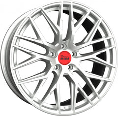 MAM RS4 matt silver painted Alufelge 7.5x17 Zoll ET45 LK 5x114.3 ML72.6