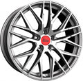 MAM RS4 palladium front polish Alufelge 7.5x17 Zoll ET45 LK 5x114.3 ML72.6