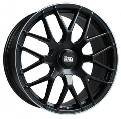 MAM GT1 matt black lip polish Alufelge 7.5x17 Zoll ET45 LK 5x108 ML72.6