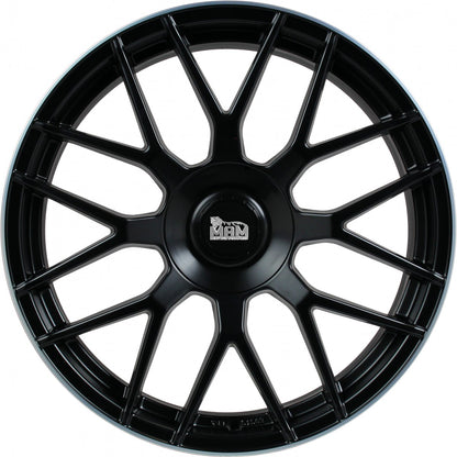 MAM GT1 matt black lip polish Alufelge 9.5x19 Zoll ET42 LK 5x112 ML66.6 – Bild 2