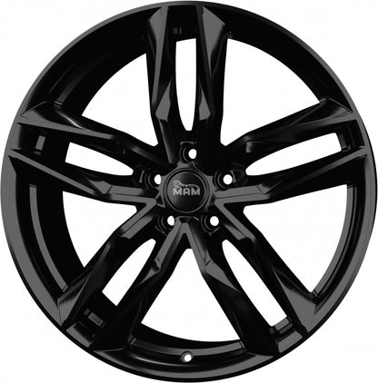 MAM RS3 black painted Alufelge 7x16 Zoll ET38 LK 5x112 ML66.6 – Bild 5