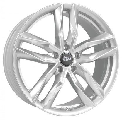 MAM RS3 silver painted 7x16 ET46 - LK5/108 ML72.6