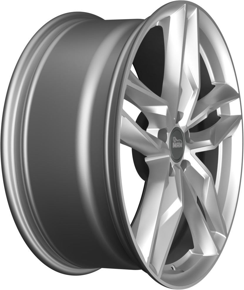 MAM RS3 silver painted 7x16 ET46 - LK5/108 ML72.6