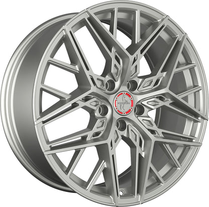 Keskin KT25 Pearl silver painted Alufelge 8.5x19 Zoll ET35 LK 5x114.3 ML72.6
