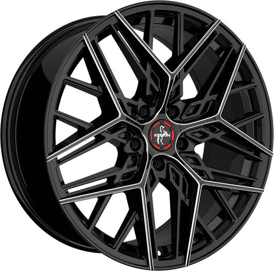 Keskin KT25 Pearl black secret diamond Alufelge 8.5x19 Zoll ET45 LK 5x114.3 ML72.6