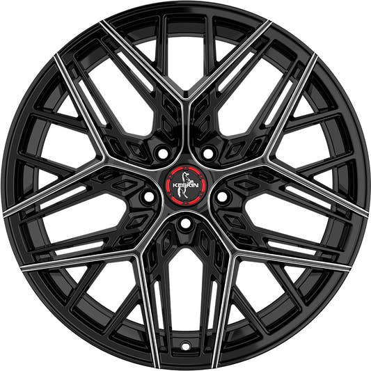 Keskin KT25 Pearl black secret diamond Alufelge 8.5x19 Zoll ET45 LK 5x114.3 ML72.6 – Bild 2