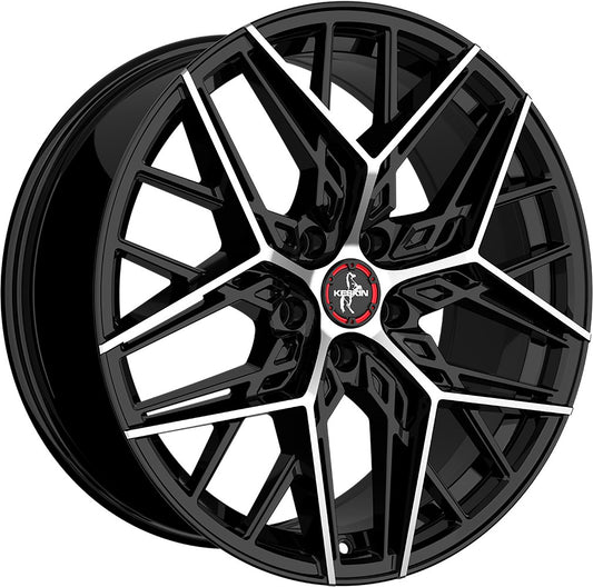 Keskin KT25 Pearl black front polish 8.5x19 ET35 - LK5/120 ML72.6