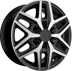 Keskin KT C1-6L Camper black front polish Alufelge 6.5x16 Zoll ET49 LK 6x120 ML74.6