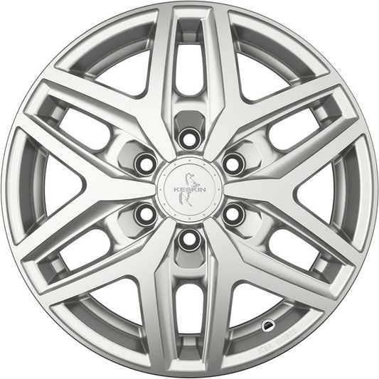 Keskin KT C1-6L Camper silver painted 6.5x16 ET49 - LK6/120 ML74.6