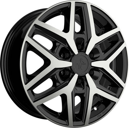 Keskin KT C1-6L Camper black front polish 6.5x16 ET60 - LK6/130 ML84.1