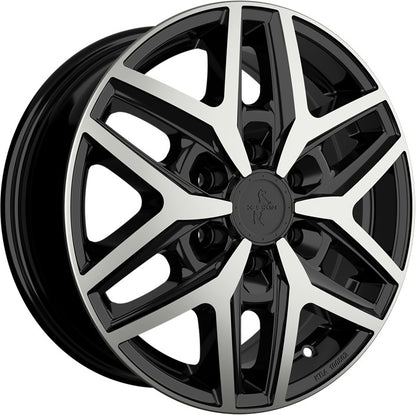 Keskin KT C1-6L Camper black front polish 6.5x16 ET60 - LK6/130 ML84.1