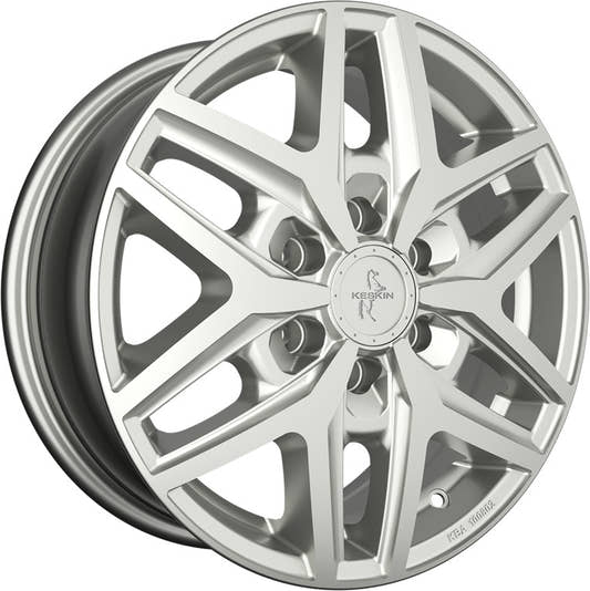 Keskin KT C1-6L Camper silver painted 6.5x16 ET60 - LK6/130 ML84.1
