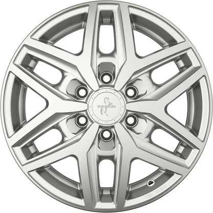 Keskin KT C1-6L Camper silver painted 6.5x16 ET60 - LK6/130 ML84.1