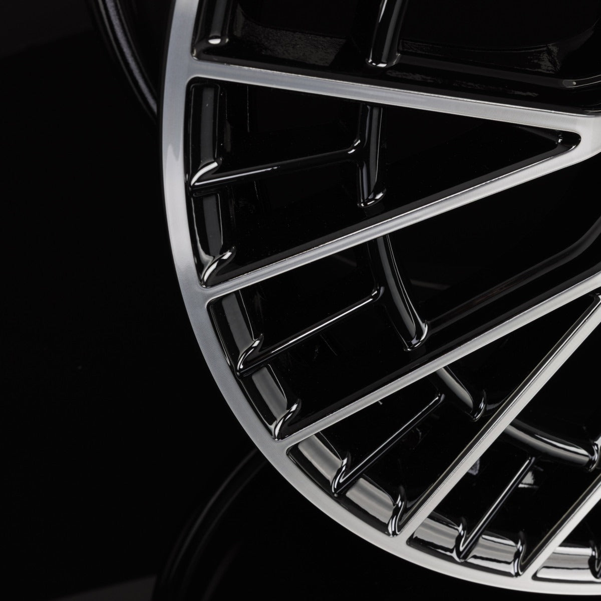 MAM GT2 black front polish Alufelge 8.5x19 Zoll ET30.1 LK 5x112 ML66.6 – Bild 7