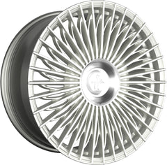 Keskin KT X1 Exclusive silver front polish Alufelge 9.5x21 Zoll ET50 LK 5x112 ML66.6