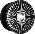 Keskin KT X1 Exclusive black front polish Alufelge 9.5x21 Zoll ET50 LK 5x112 ML66.6