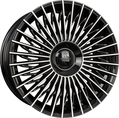 Keskin KT X1 Exclusive black front polish Alufelge 9.5x21 Zoll ET50 LK 5x112 ML66.6 – Bild 5