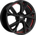 MAM RS6 black painted red inside Alufelge 8.5x19 Zoll ET35 LK 5x120 ML72.6