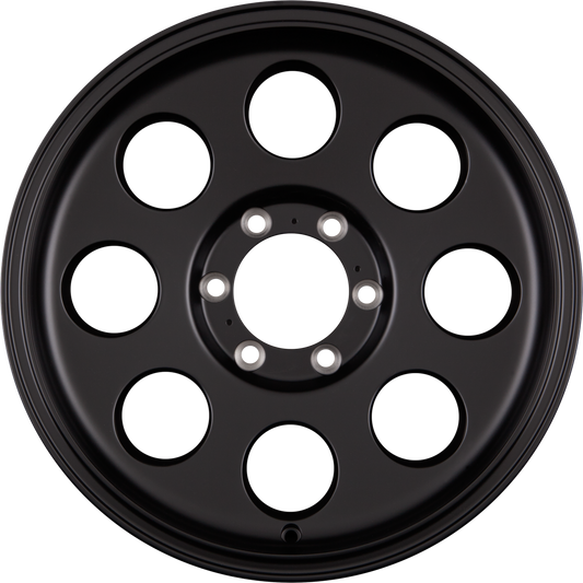 DELTA 4x4 Klassik Black Matt Alufelge 8x17 Zoll ET25 LK 6x139.7 ML100.1