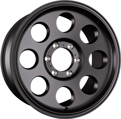 DELTA 4x4 Klassik Black Matt Alufelge 8x17 Zoll ET25 LK 6x139.7 ML100.1 – Bild 2