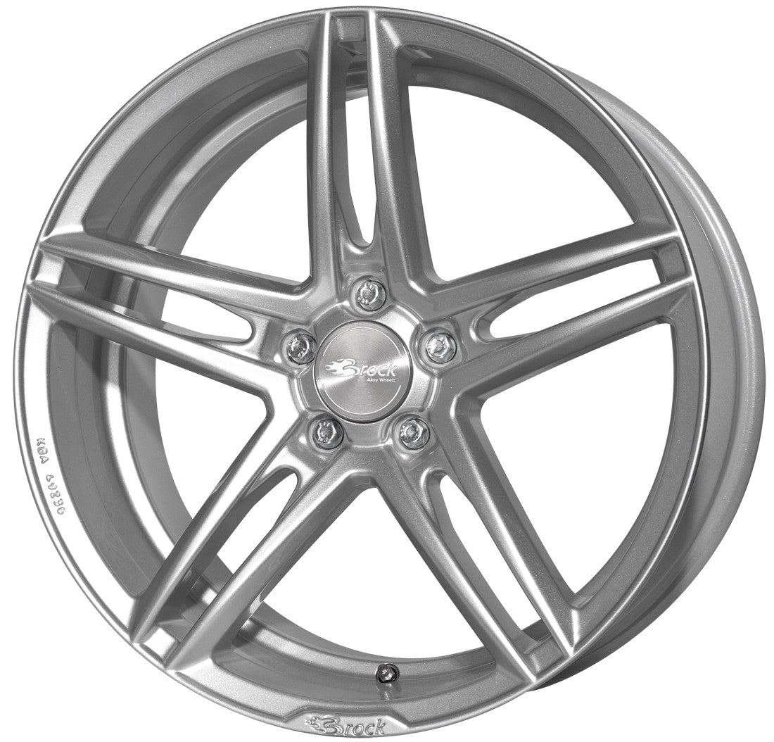 Brock B33 kristallsilber lackiert 8.5x19 ET45 - LK5/112 ML66.6