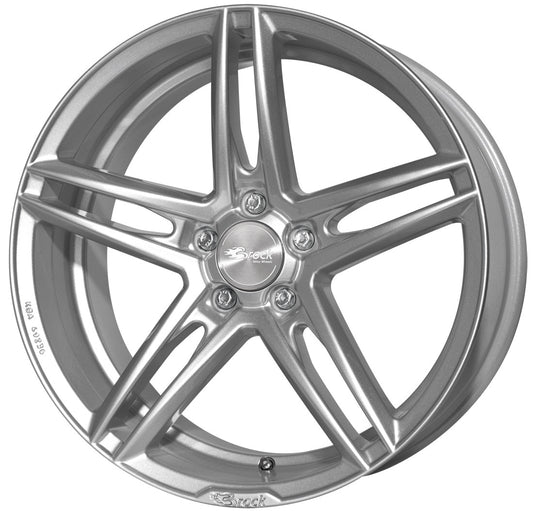 Brock B33 kristallsilber lackiert 8.5x19 ET45 - LK5/112 ML66.6