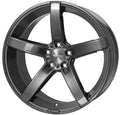 Brock B35 titan-metallic lackiert Alufelge 8.5x19 Zoll ET45 LK 5x114.3 ML72.6