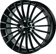 Brock B24 schwarz lackiert Alufelge 7x16 Zoll ET38 LK 4x100 ML63.4