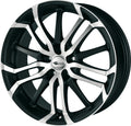 Brock B26 schwarz-matt front-poliert Alufelge 7.5x17 Zoll ET38 LK 5x110 ML65.1