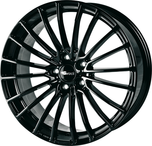Brock B24 schwarz lackiert 8.5x20 ET35 - LK5/110 ML65.1