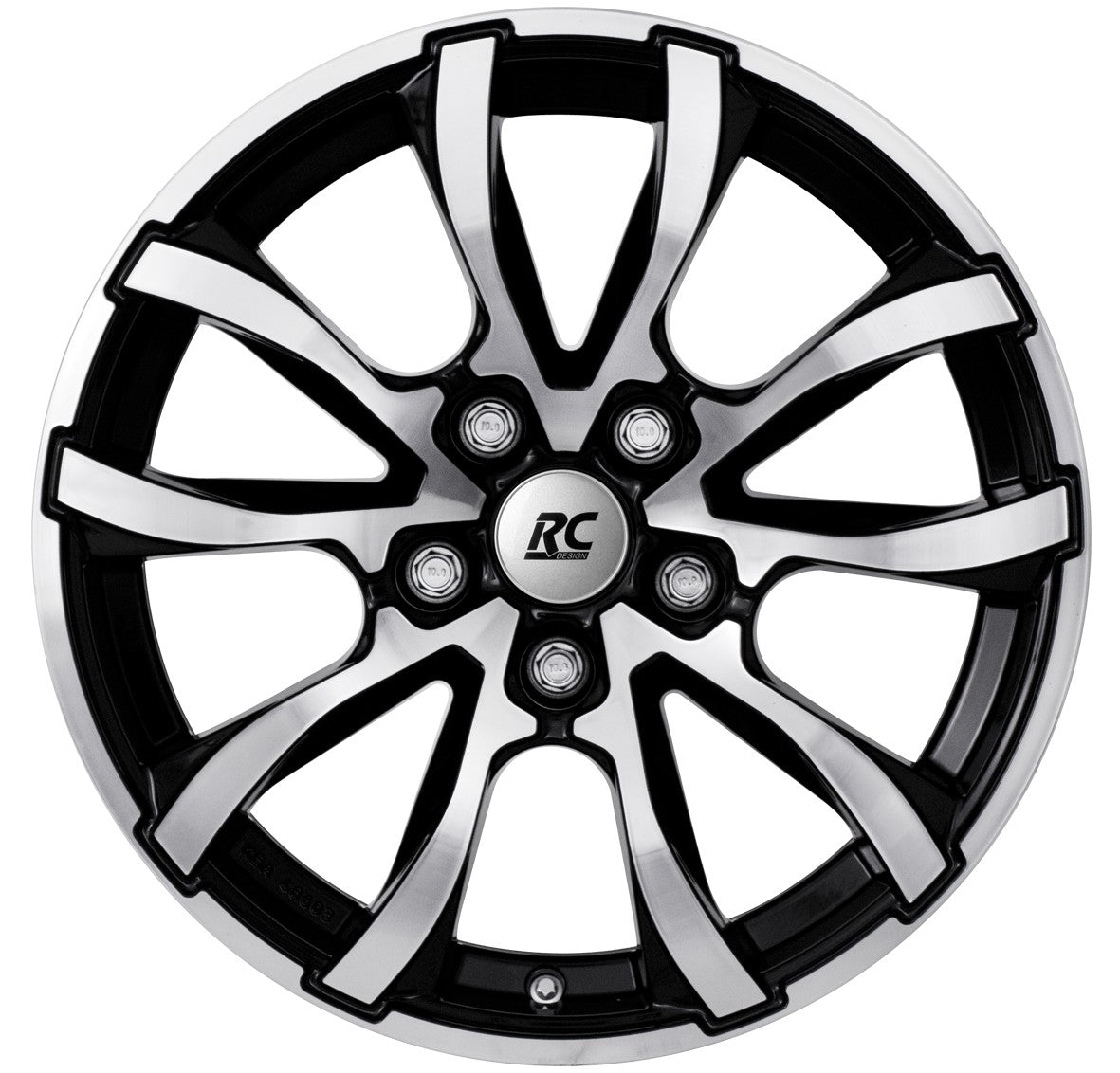 Brock / RC RC23 Schwarz Glanz Voll Poliert (SGVP) Alufelge 7.5x17 Zoll ET38 LK 5x114.3 ML72.6 – Bild 4