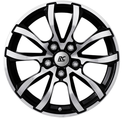 Brock / RC RC23 Schwarz Glanz Voll Poliert (SGVP) Alufelge 7.5x17 Zoll ET45 LK 5x114.3 ML72.6 – Bild 4
